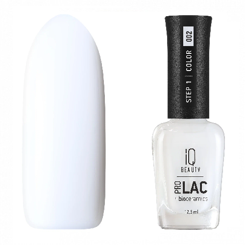 Лак гелевый для ногтей IQ BEAUTY PROLAC 002 Olimp, 12,5 мл