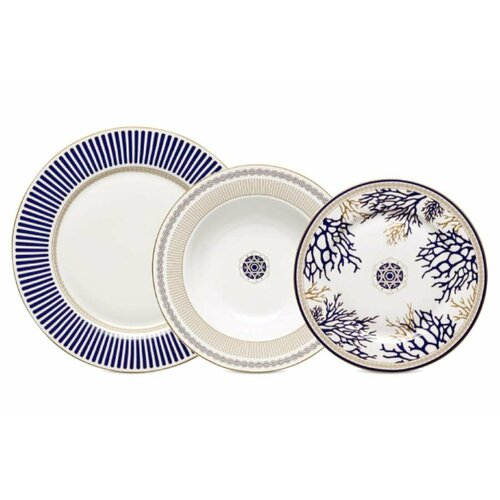 Набор обеденный Corallo 6 персон 18 предметов Pozzi Milano 1876 15842₽