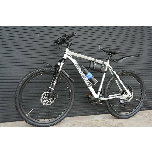 Велосипед 275 Richiesto алюминиевая рама 21 Горный ВзрослыйПодростковый Лёгкий серебристо-черный 26100₽