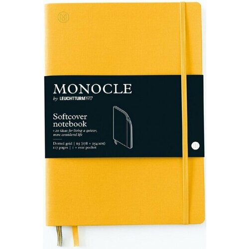 Leuchtturm 363356 Блокнот leuchtturm monocle b5 80 гм2 128 стр в точку мягкая обложка желтый 4319₽