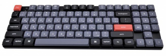 Клавиатура QMK Keychron K13 Pro, 90 клавиш, Hot-Swap, Gateron low profile Red Switch - фото №12