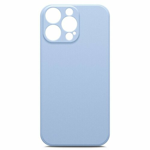 Чехол BoraSCO для iPhone 14 Pro Max, Soft Touch, силикон, микрофибра, лавандовый