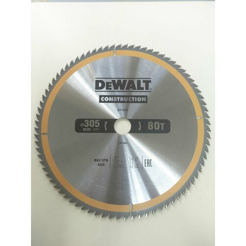 Пильный диск CONSTRUCT (305х30 мм; 80 ATB) DEWALT DT2119