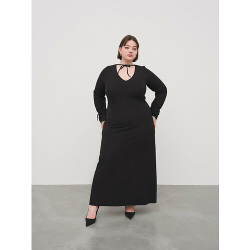 Платье LATRENDA plus size, размер XS/S, черный платье latrenda plus size размер xl черный