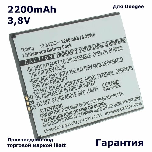 Аккумулятор iBatt 2200mAh 38V для HT7 1742₽
