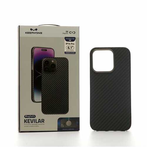 Чехол Keephone Kevilar MagSafe для iPhone 14 Pro/ черный
