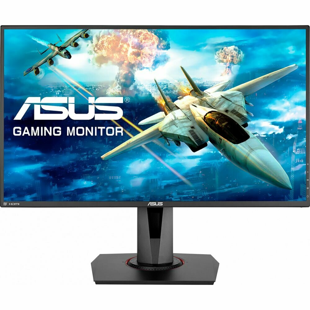 ASUS Монитор ASUS 27" VG278QR TN, 90LM03P3-B01370 1920x1080, HDMI+DP, 0.5ms, 165Hz, 170°/160°, 400 cd/m, 1000:1 (122795) VG278QR