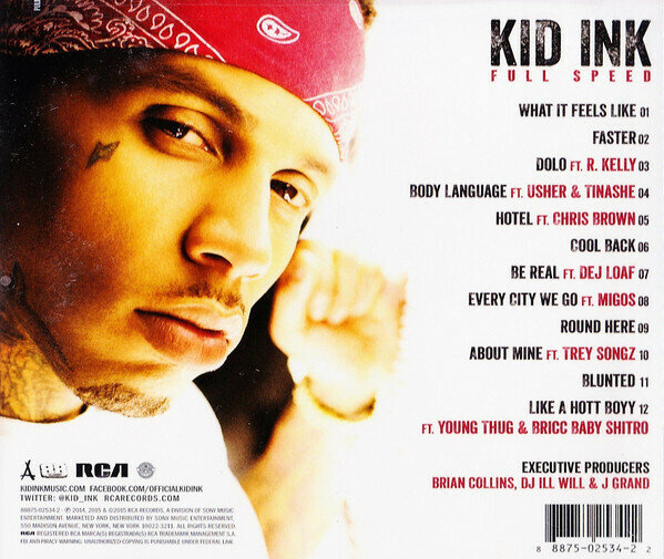 Kid Ink Full Speed CD Медиа - фото №2