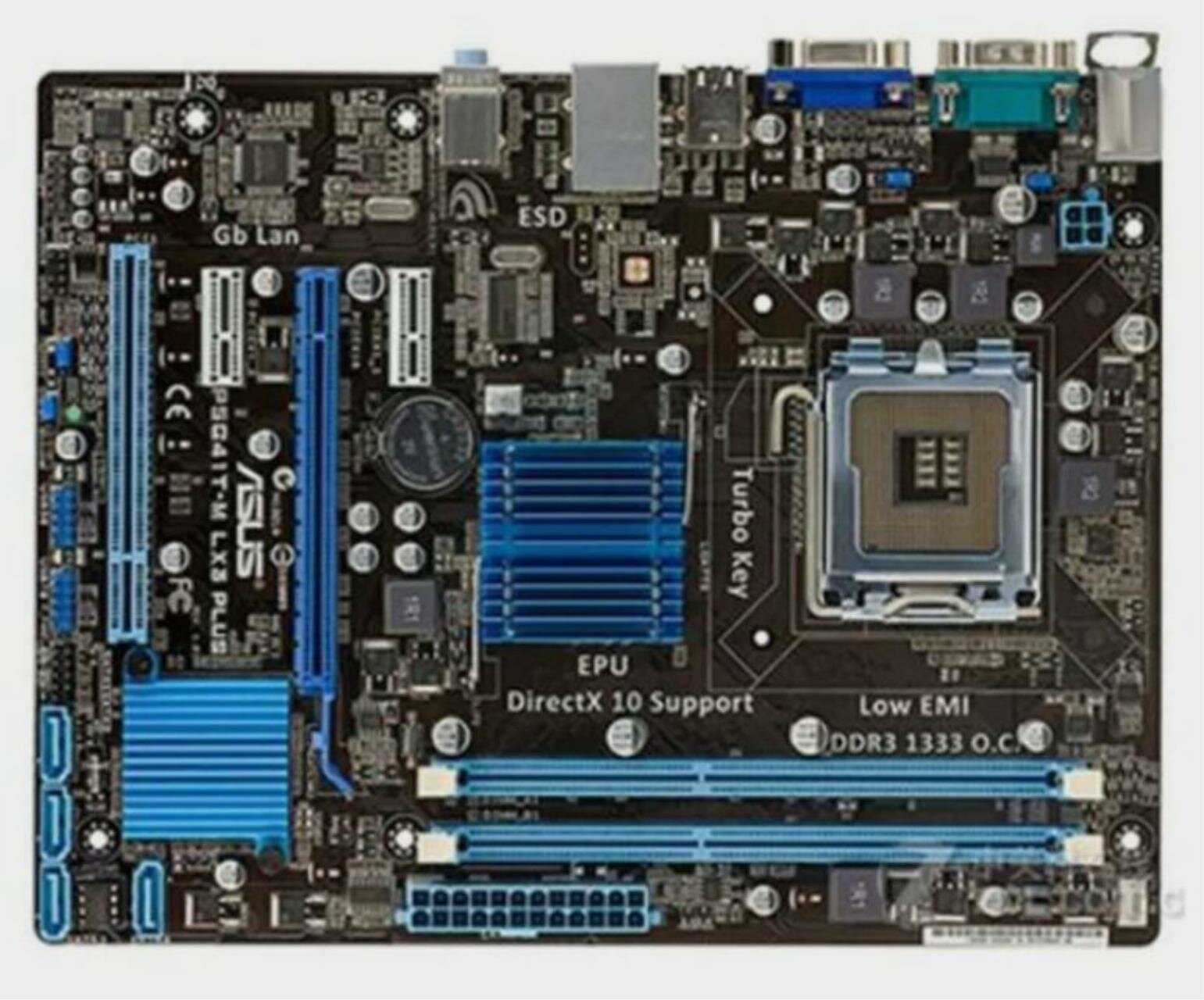 Материнская плата P5G41T-M LX3 Plus LGA 775 PCI-E+SVGA+GbLAN SATA MicroATX 2DDR3