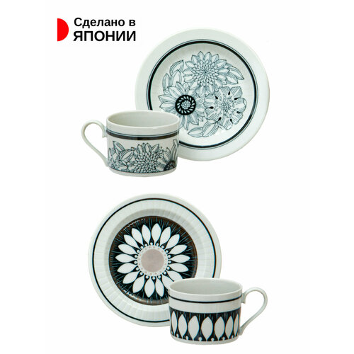 Чайная пара 2 шт. чашка 230 мл и тарелка Д16,1х2 см