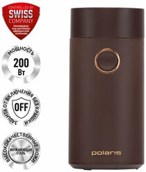 Кофемолка Polaris PCG 2014, коричневый