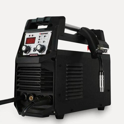 Изображение товара Сварочный полуавтомат DECAPOWER EASYMIG 140 F, с газом/без газа 4в1 MIG/FLUX/ММА/LIFT TIG, съемная горелка