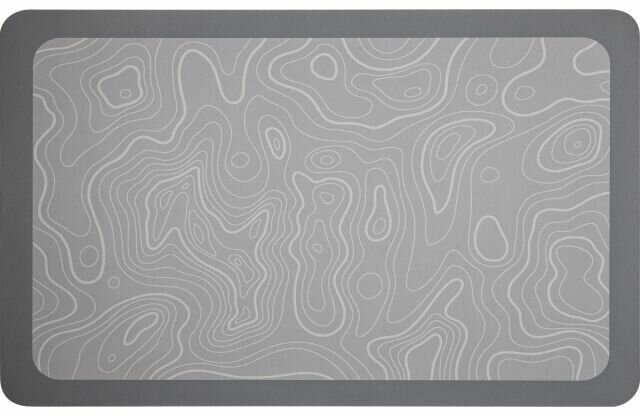 Коврик для ванной комнаты влаговпитывающий 50х80 см PERFECTO LINEA Diatomite Grey Abstract (22-508001)