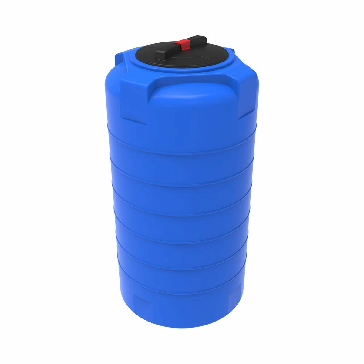 Бочка для воды, емкость 300 литров пластиковая синяя