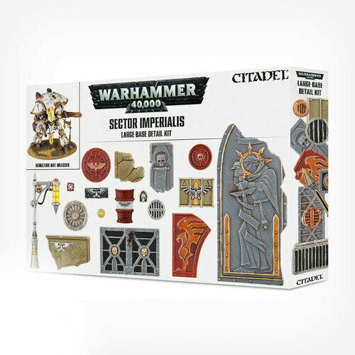 Набор миниатюр Warhammer 40000: Sector Imperialis Large Base Detail Kit
