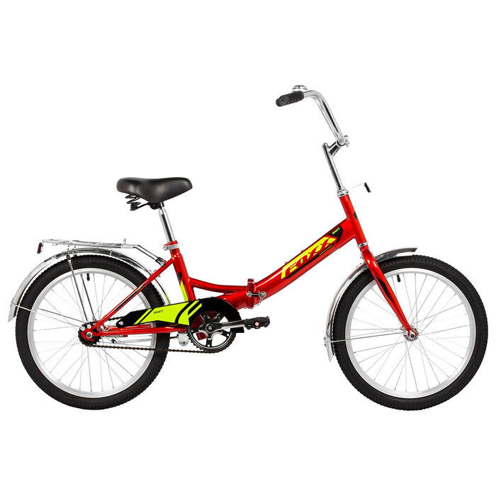 Велосипед 20" FOXX складной, SHIFT, красный