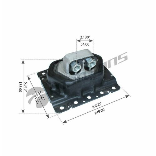 MANSONS 900.079 Опора двигателя задняя