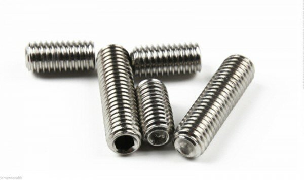 фото Болт регулировки высоты седел метрический хром M3X10, 10мм