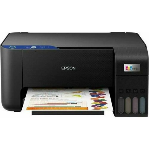 МФУ струйный Epson L3219 (C11CJ68513) A4 черный многофункциональное устройство epson l3219 004 ink c11cj68513