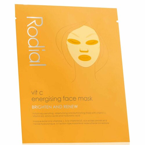 RODIAL Маска для лица с витамином С Vit C Energising Sheet Mask