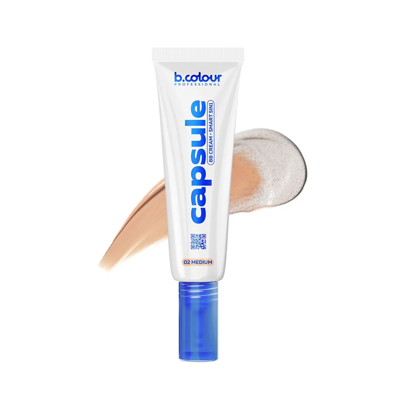 BB крем для лица против несовершенств b.colour professional Capsule BB Cream Smart 5in1 т.02 Medium 35 г