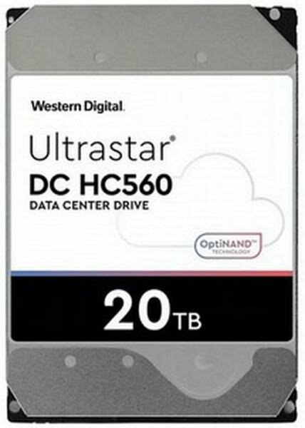 Жёсткий диск 3.5 20 Тб 7200rpm 512 Western Digital HC560 SATA III