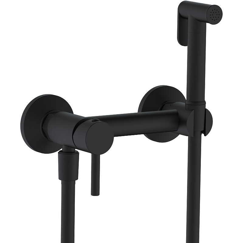 фото Гигиенический душ со смесителем RGW Shower Panels SP-215B 581408215-04 Черный матовый