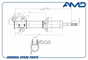 Амортизатор Передний Левый Масляный 96336487/Amd. sa118l AMD арт. AMDSA118L