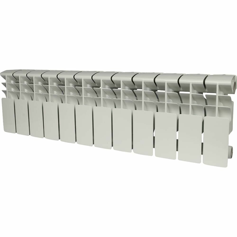 Алюминиевый радиатор ROMMER Plus 200 12 секций RAL9016 89992
