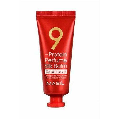 MASIL, Protein Perfume Silk Balm, Несмываемый протеиновый бальзам для поврежденных волос, 20 мл