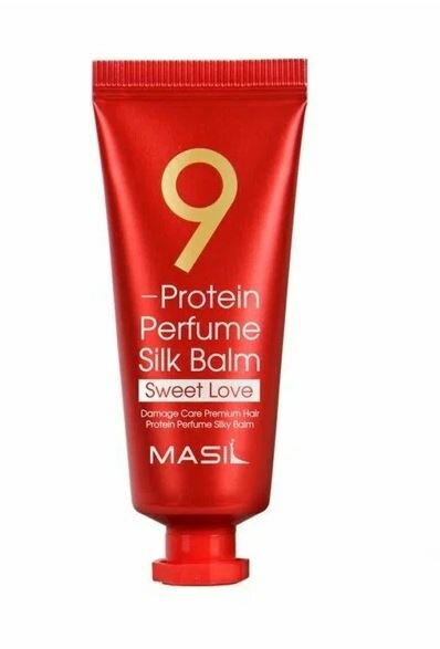 MASIL, Protein Perfume Silk Balm, Несмываемый протеиновый бальзам для поврежденных волос, 20 мл