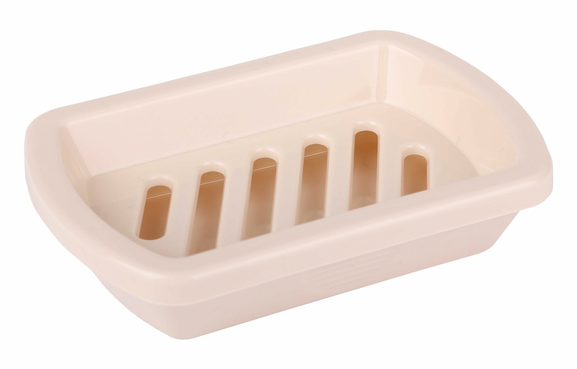фото Мыльница Альтернатива с решеткой, бежевый
