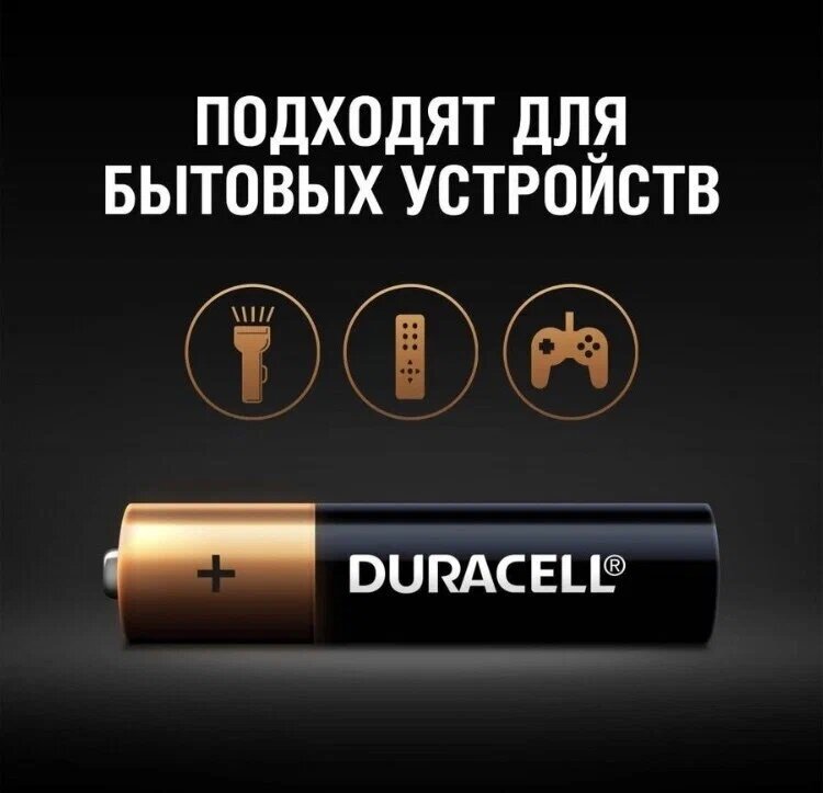 Батарейки щелочные Duracell Professional / Тип AA / Пальчиковые 4шт.