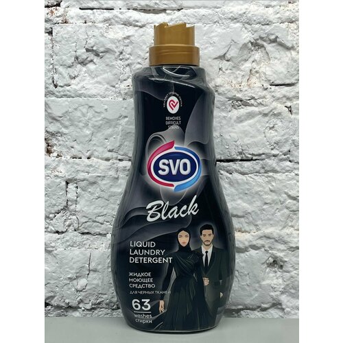 Жидкое средство для стирки черных тканей SVO Liquid Laundry Detergent Black 1500мл 600₽