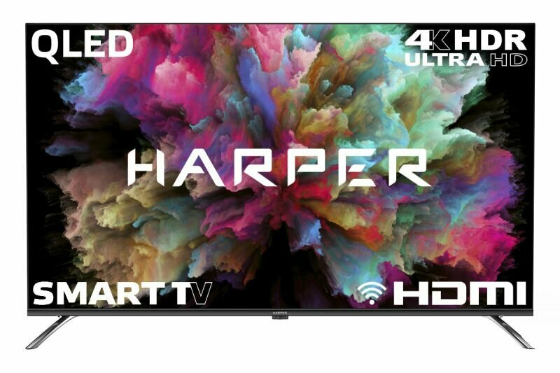 HARPER 50Q850TS, 4K Ultra HD, черный