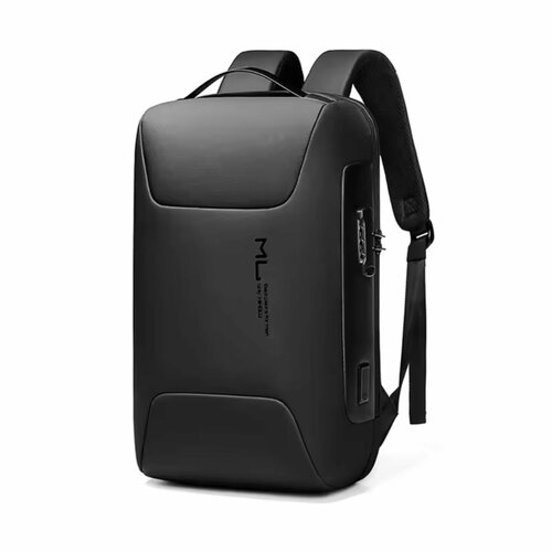 Городской рюкзак-антивор 19л с USB, дышащими лямками и спинкой и кодовым замком