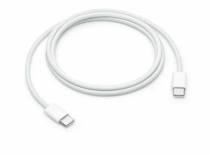 Кабель USB-C 60W Charge Cable (1m) to Type-C для Apple iPhone 15 MQKJ3ZM/A Model A2795 Плетеный