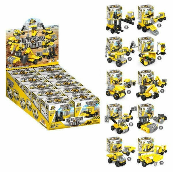 фото Конструктор 1Toy Blockformers "Спецтехника" 2 в 1 в ассорт.