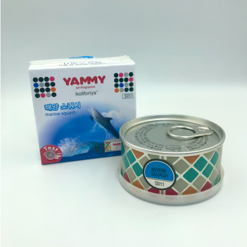 Kolibriya Yammy S011 Marine Squash Ароматизатор салона автомобиля меловой Морская свежесть 40 гр 651₽