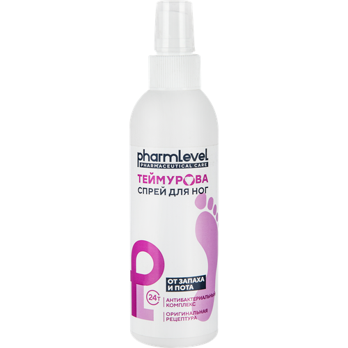 Спрей для ног PHARMLEVEL Теймурова от запаха и пота 200мл 348₽