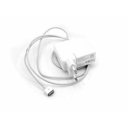 Блок питания (сетевой адаптер) для ноутбуков Apple 16.5V 3.65A 60W MagSafe T-shape REPLACEMENT зарядное устройство блок питания зарядка для ноутбука apple 18 5в 4 6а 85вт magsafe t shape replacement