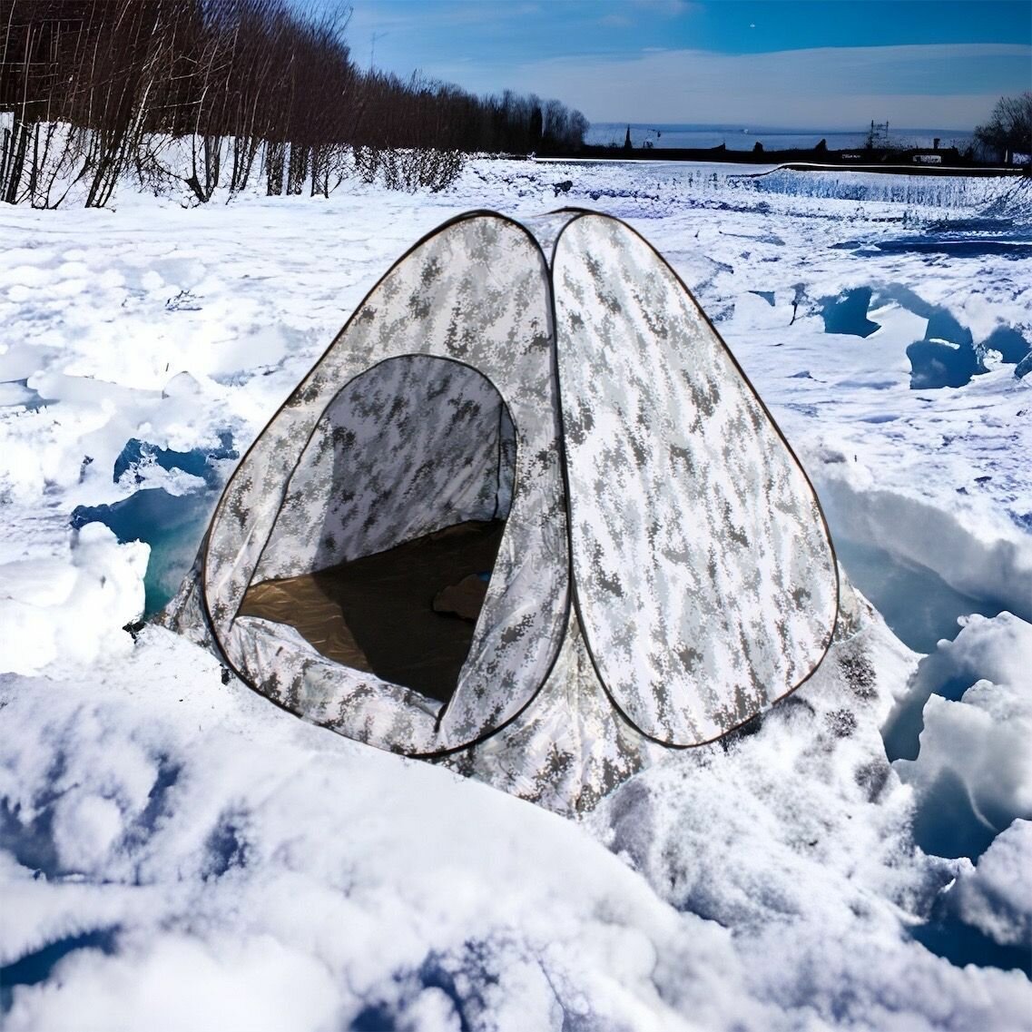 Палатка зимняя трёхслойная автомат