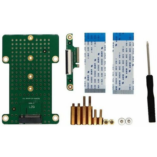 плата интерфейсная rock pi poe hat rock pi s Плата интерфейсная RockPi M.2 extend board M.2-FPC FPC-M.2