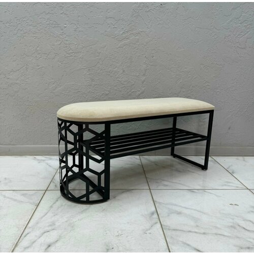 Банкетка в прихожую для обуви STEEL MEBEL, 100х35х45см