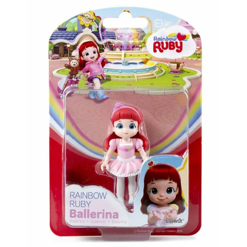 игровые фигурки rainbow ruby тандербэлл и джина Rainbow Ruby Кукла Балерина 89002 8 см