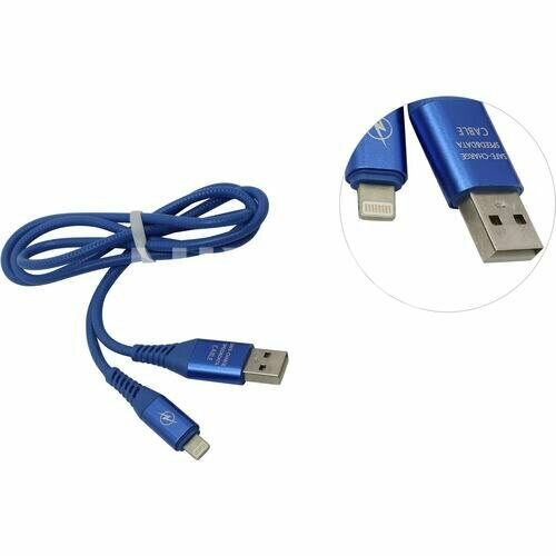 USB 2.0 A -> Lightning Smartbuy iK-512ERG blue