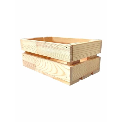 Ящик деревянный для декорирования подарков 24х14х10 см 520₽