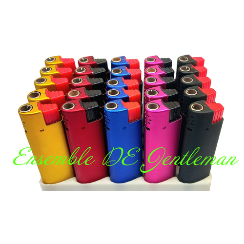 Зажигалка турбо jet пламя ONEY J-11 металлический корпус, бархат, многоразовые, 25шт