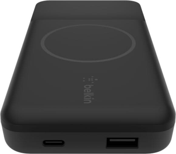 фото Внешний аккумулятор с БЗУ Belkin Magnetic Wireless + кабель USB-A - USB-С, 10000 мАч, черный