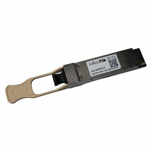 Трансивер MikroTik XQ+85MP01D оптич. QSFP28 SM 100Гбит/с Tx:850нм Rx:850нм до 0.1км
